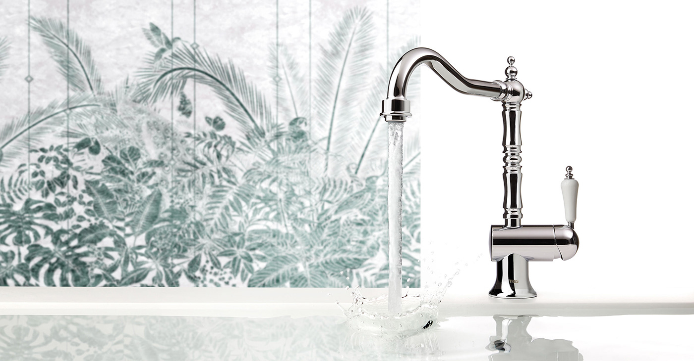 water tap，Appearance design，Metal，industrial design，
