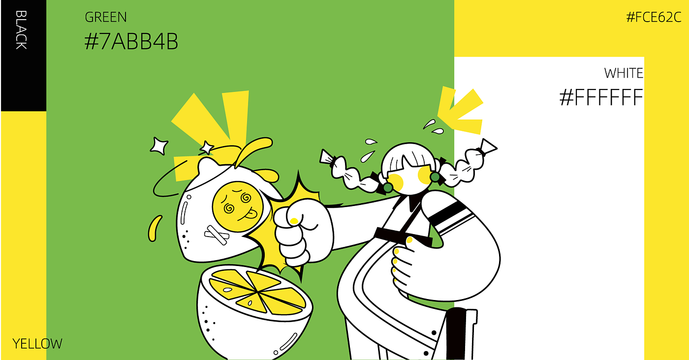 Bottle logo design，Illustration design，Font design，Lemon tea drink，