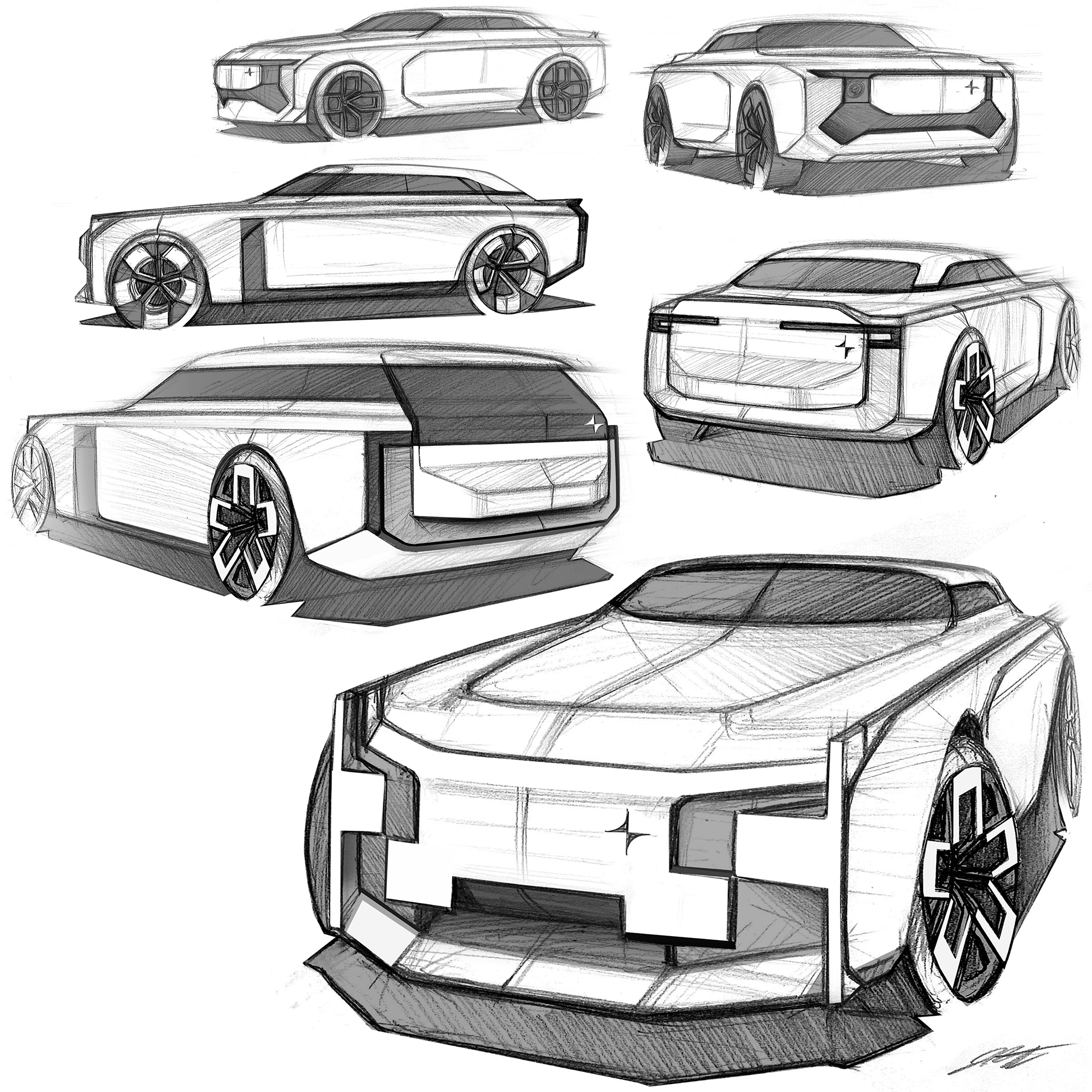 Polestar 4040，Car，Retro，automotive，Volvo 240，