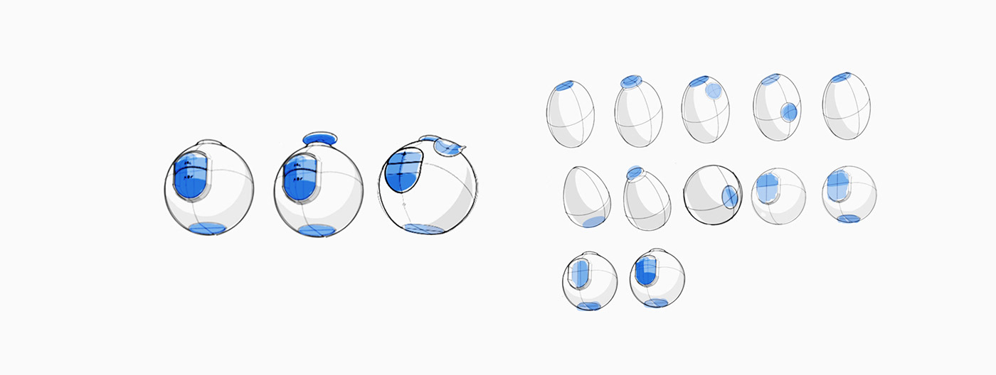 Egg shape，Game handle，indicator light，