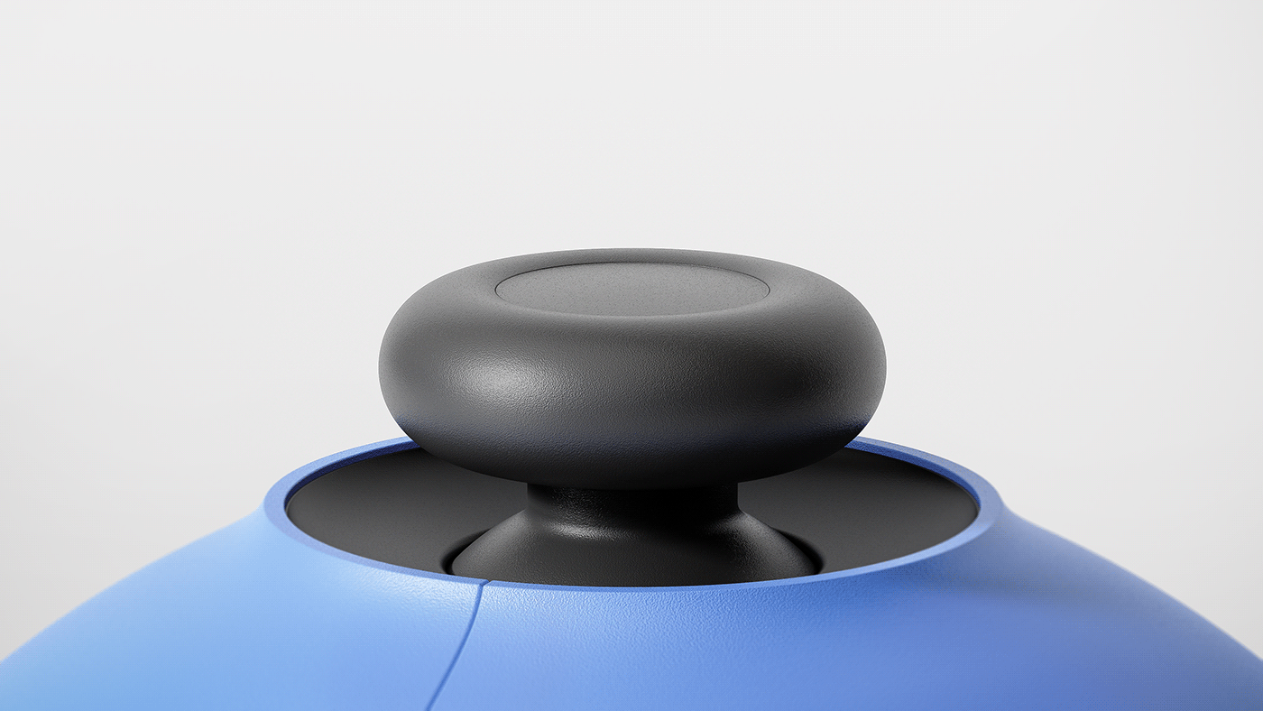 Egg shape，Game handle，indicator light，