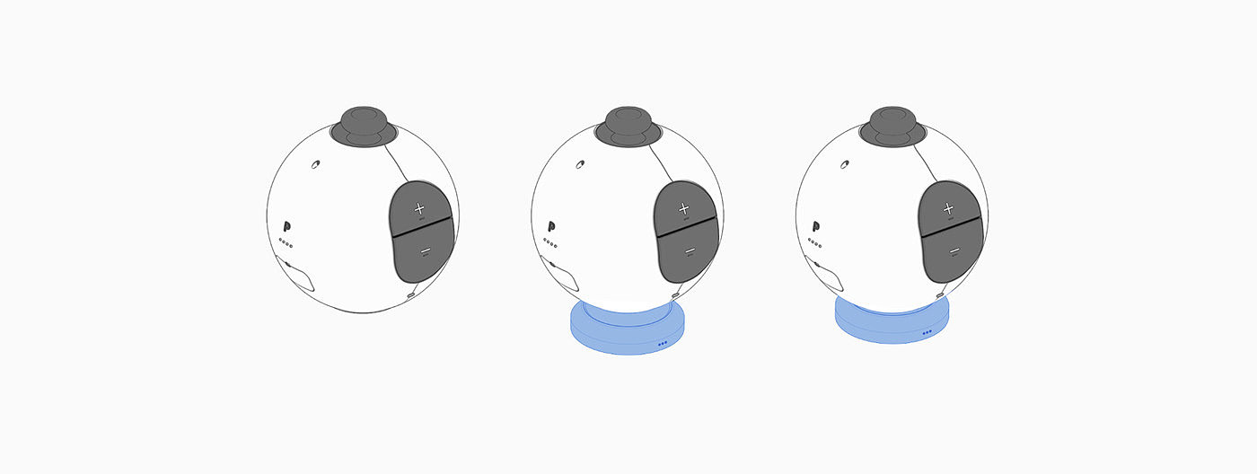 Egg shape，Game handle，indicator light，
