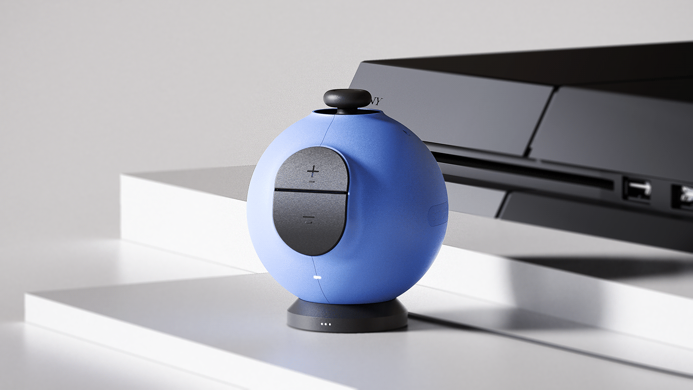 Egg shape，Game handle，indicator light，