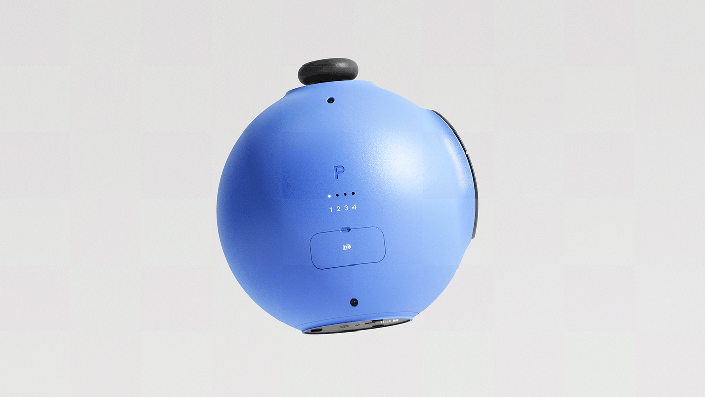 Egg shape，Game handle，indicator light，