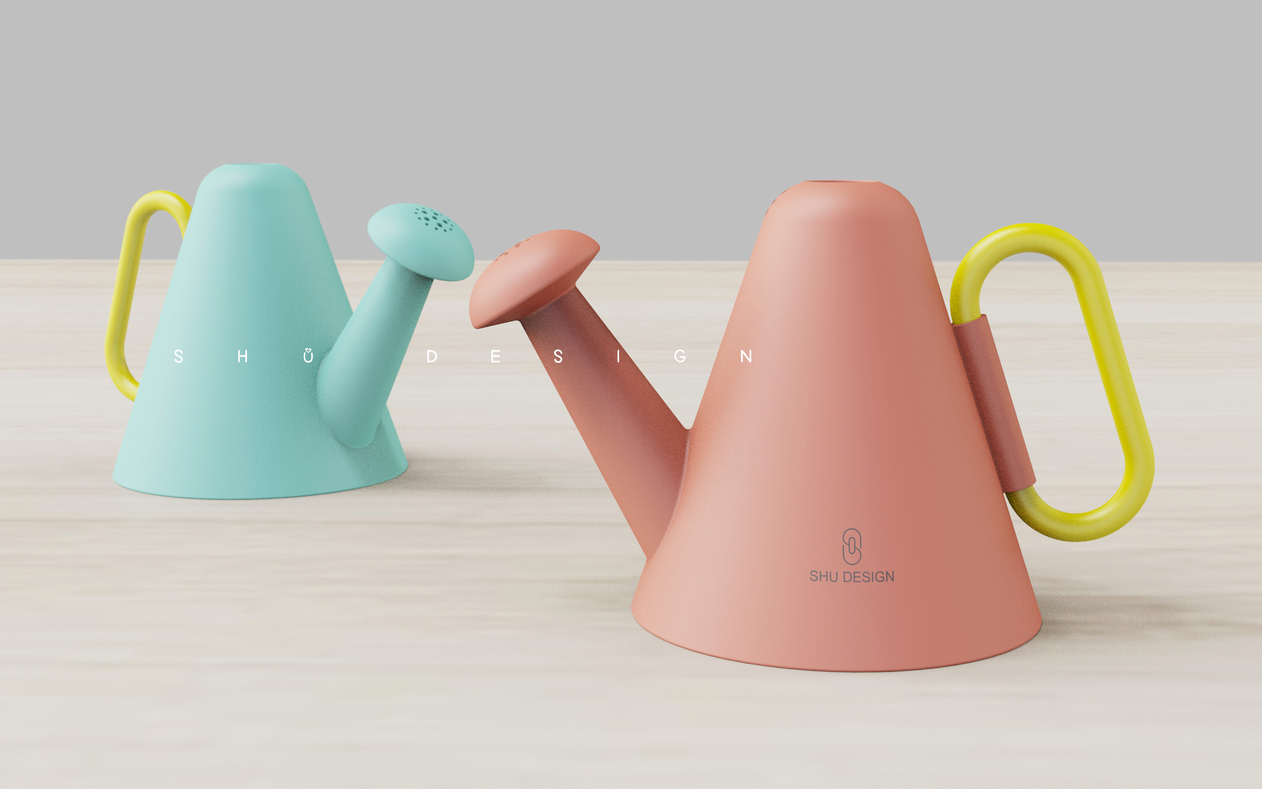 Watering can design，Modeling foundation，industrial design，Geometric modeling，Chamfer products，Office products，Modeling design，Design tutorial，