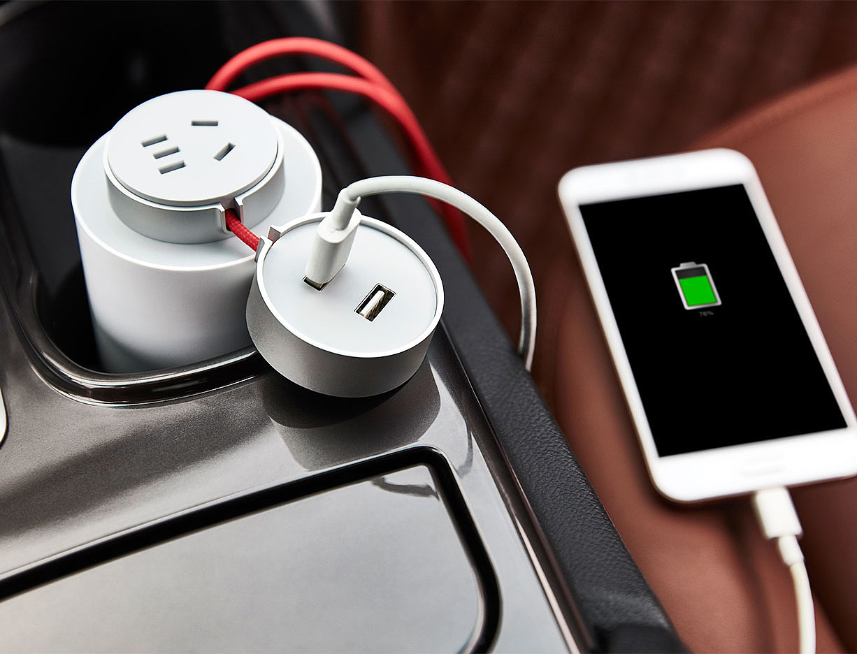 Mijia vehicle inverter，millet，product design，industrial design，