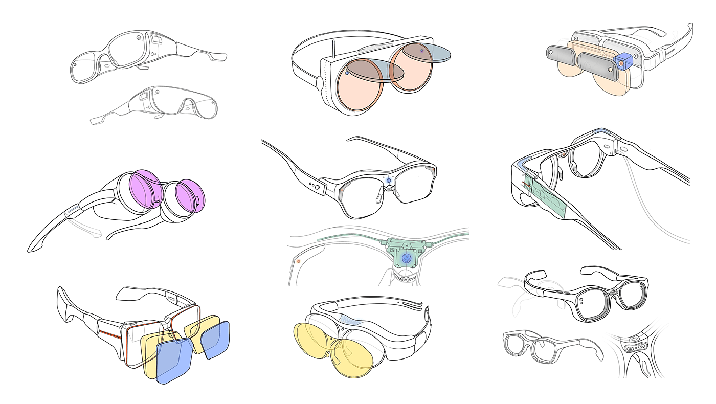 儿童，ar眼镜，建模渲染，