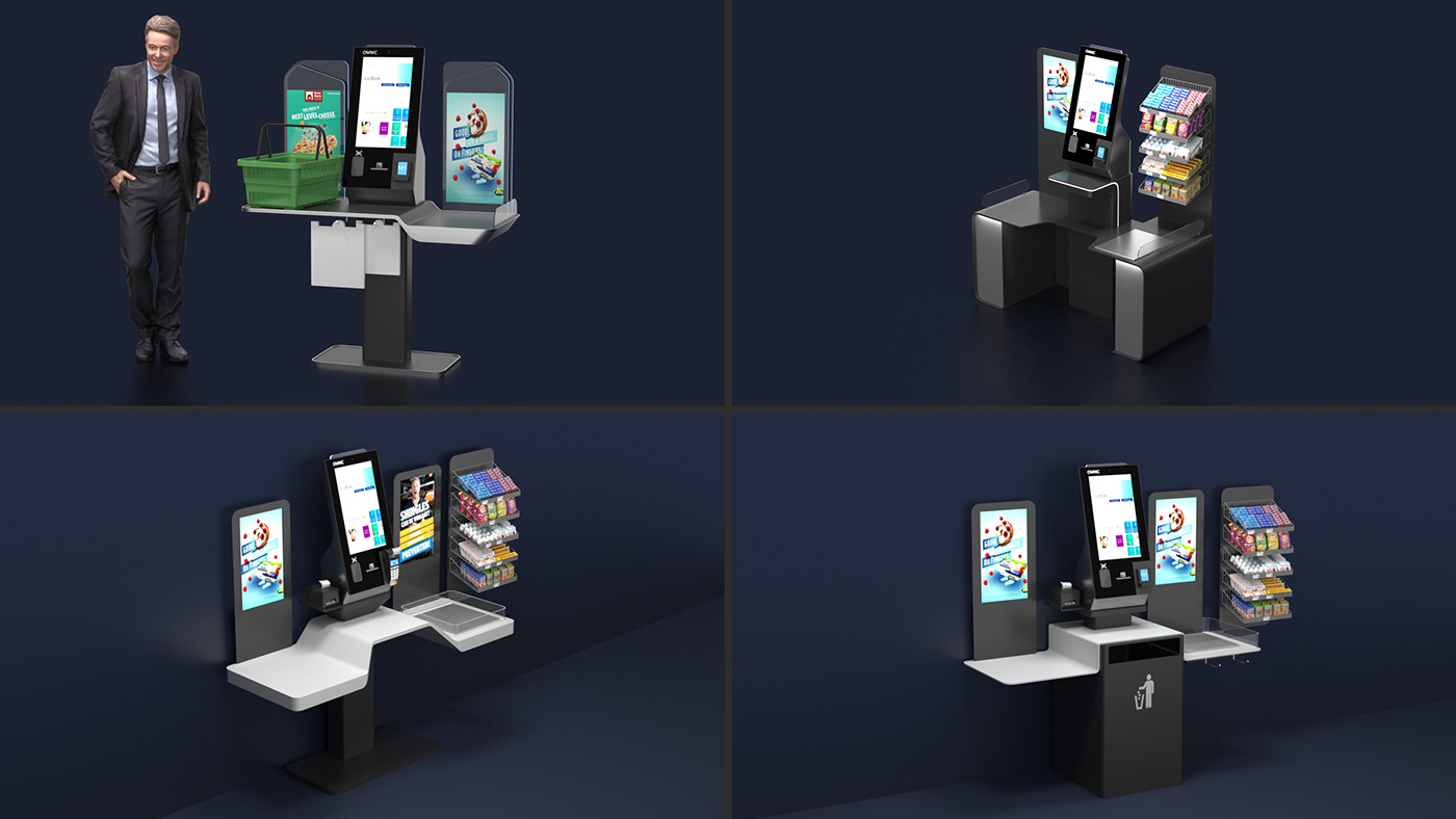 Plastic，aluminium，Glass，checkout，Self service，Self-service counter machine，