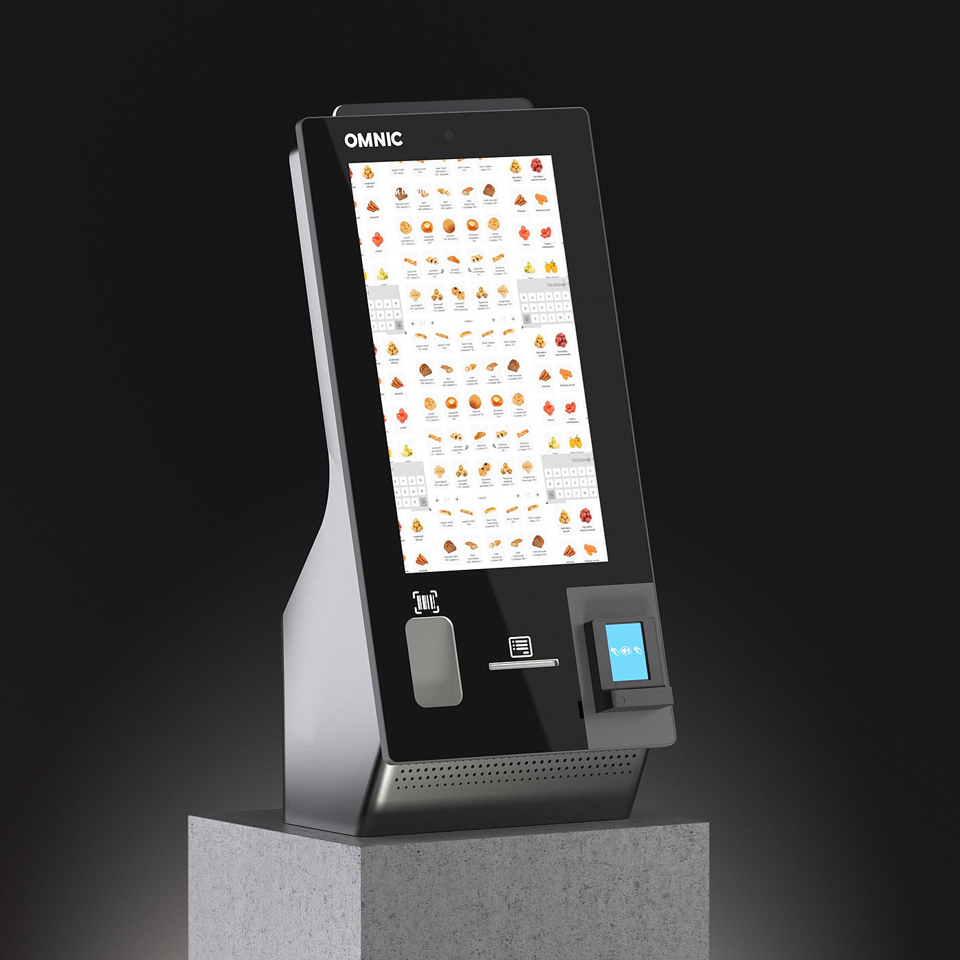 Plastic，aluminium，Glass，checkout，Self service，Self-service counter machine，