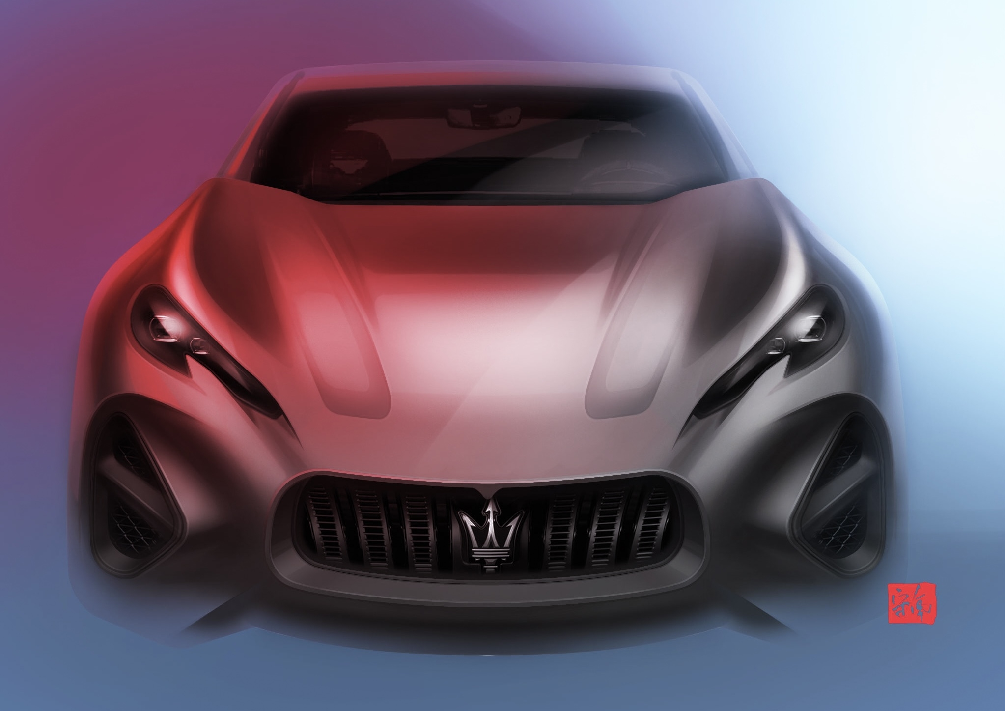 vehicle，industrial design，Hand drawn，photoshop，automobile，sketch，