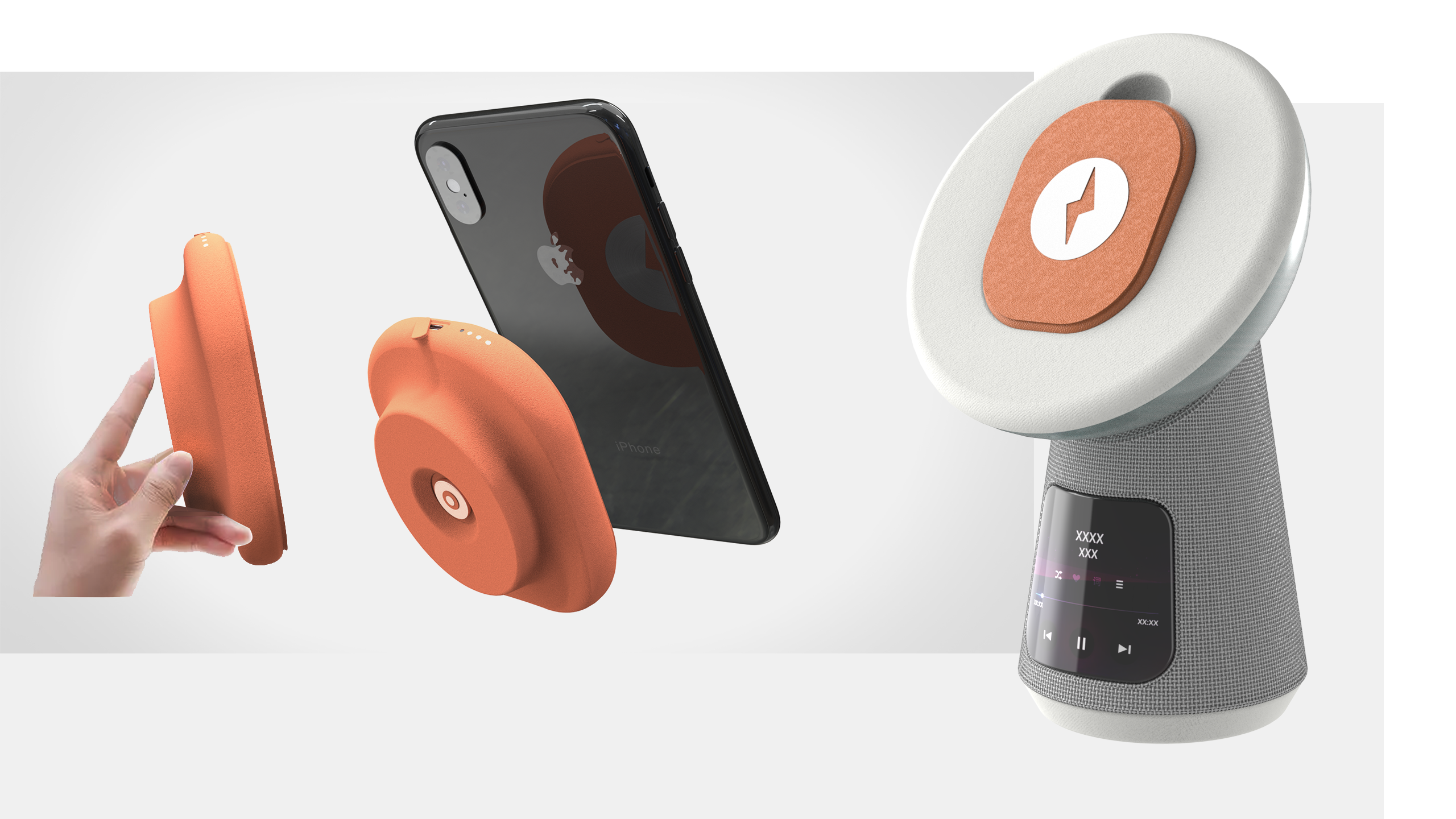 Lamp design，Desk lamp，Wireless charging，Speaker design，