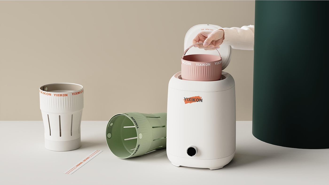 product design，sample reels，Keyshot rendering，bathroom，Washing machine，industrial design，