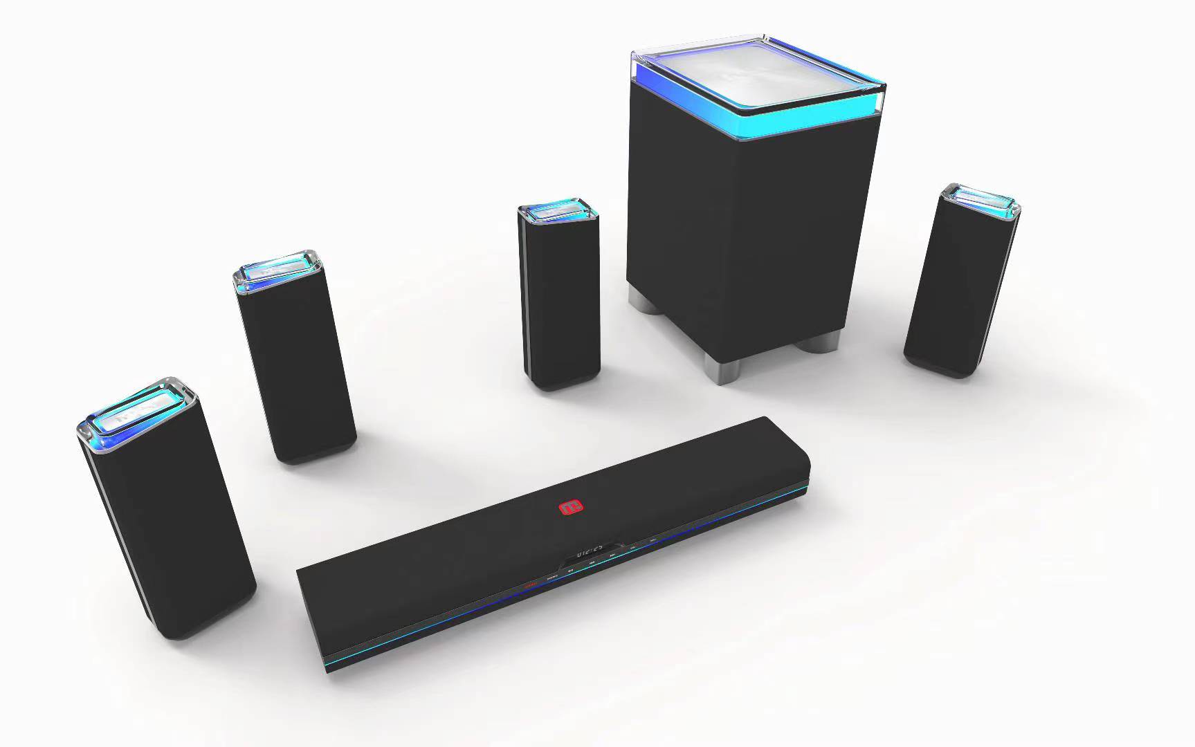 soundbar，2.1，two，HDMI，