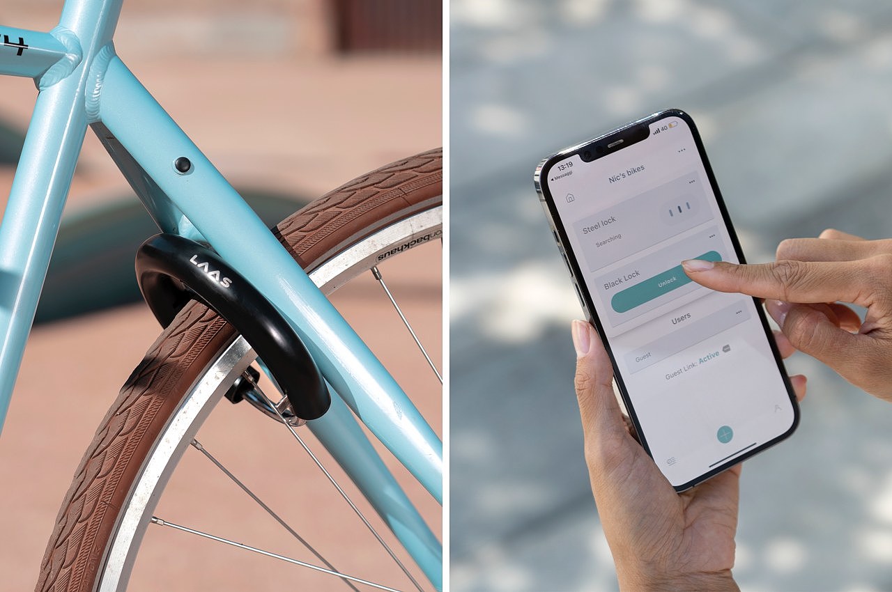LAAS，O-lock，Bicycle，interactive，