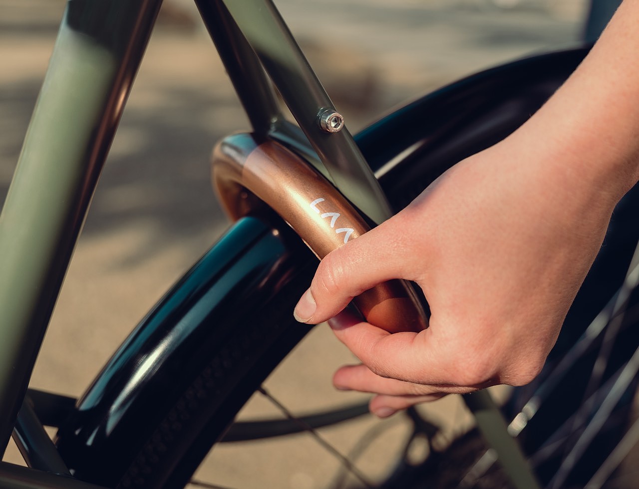 LAAS，O-lock，Bicycle，interactive，