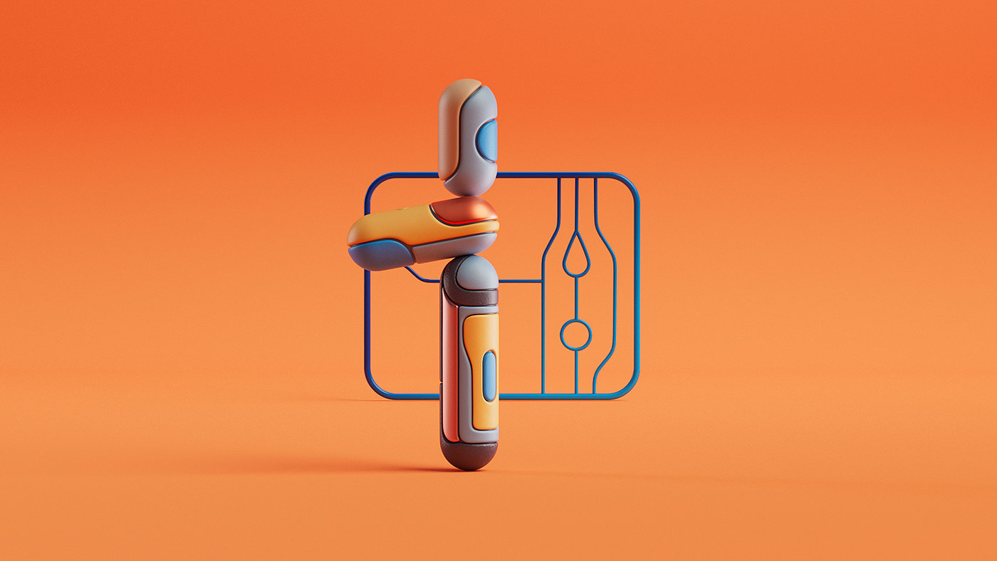 characters，cgi，Sculpture，modern，