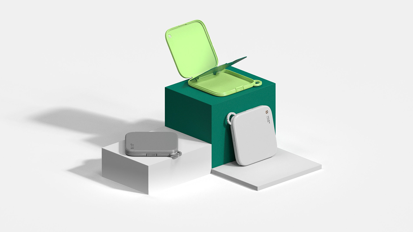 Mask，deposit，portable，container，