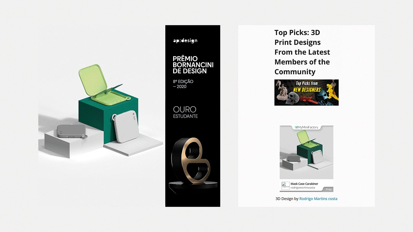 Mask，deposit，portable，container，