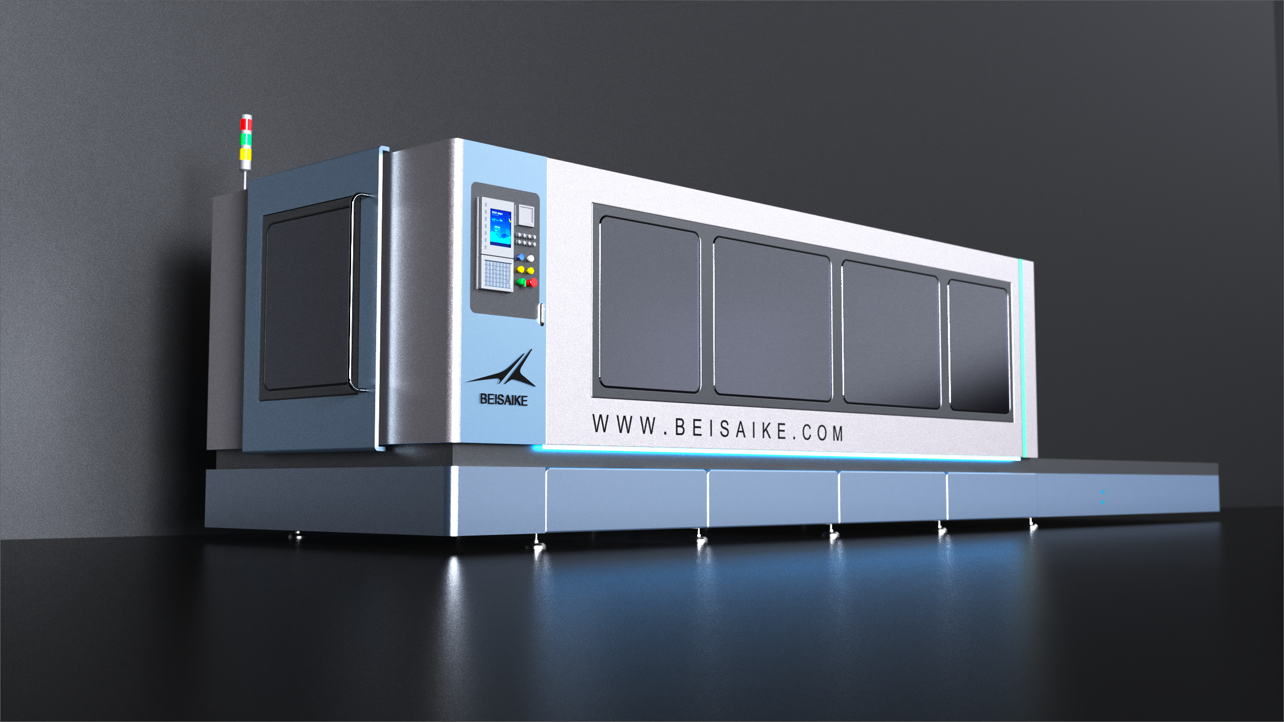 Laser cutting machine，Full cover laser cutting machine，Machine tool，Equipment appearance，Optical fiber cutting equipment，apparatus，cutting，Laser tube cutting machine，