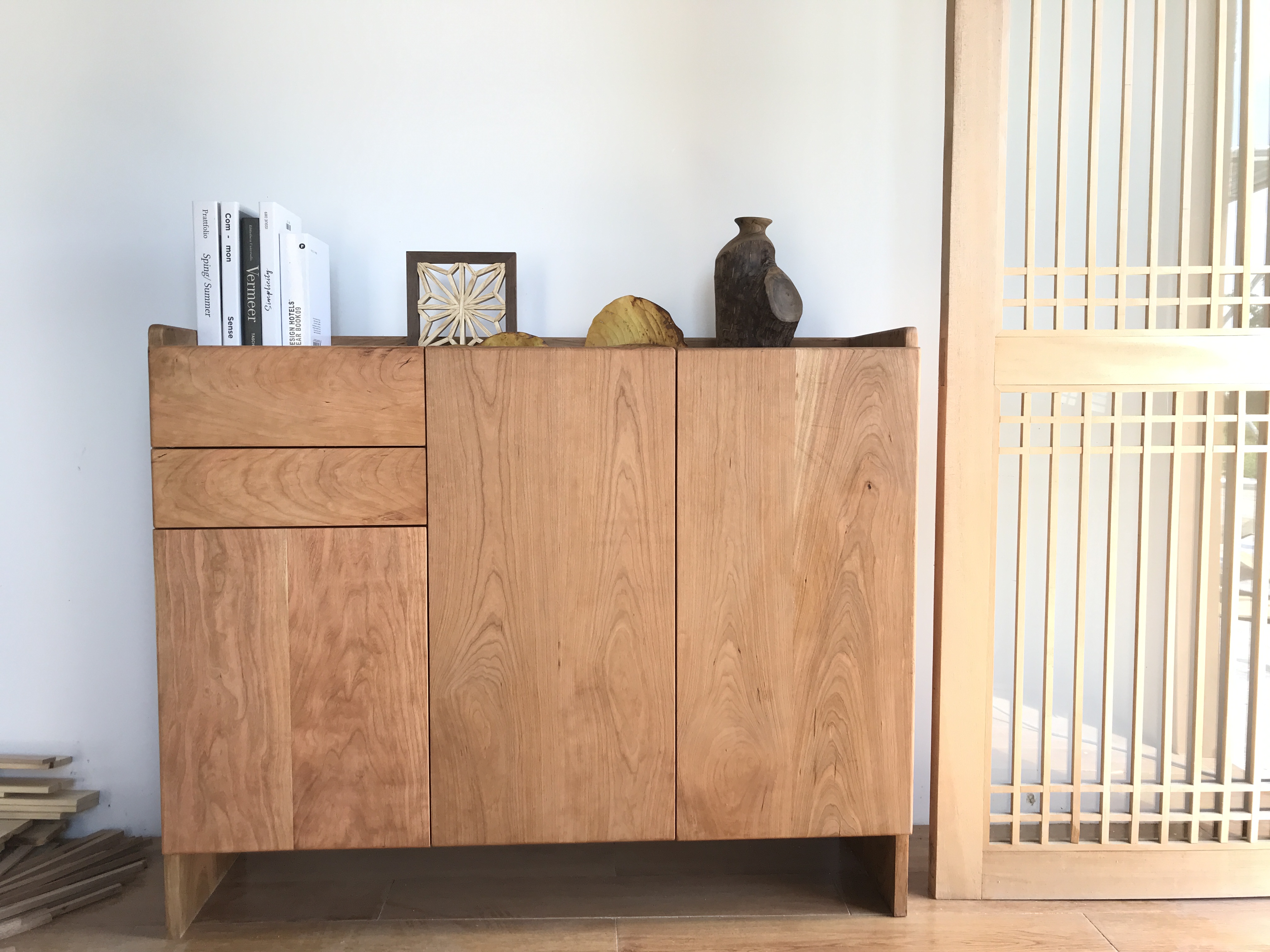 Shoe cabinet，Solid wood furniture，Furniture making，Handmade woodwork，