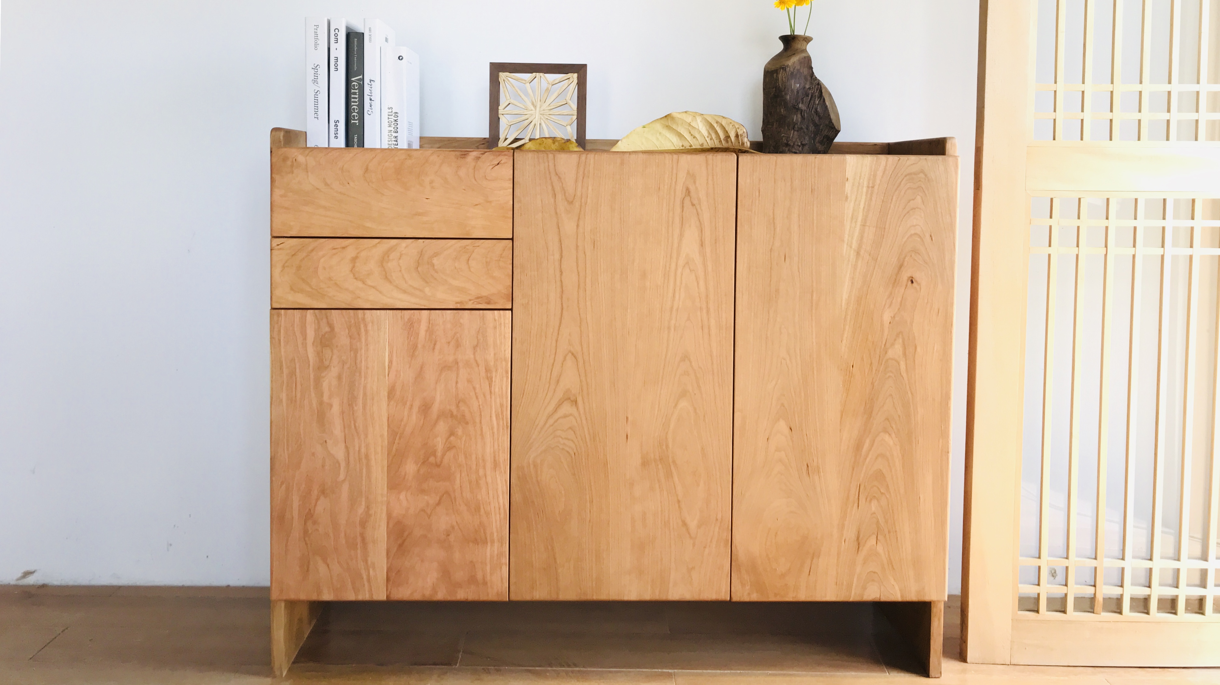 Shoe cabinet，Solid wood furniture，Furniture making，Handmade woodwork，