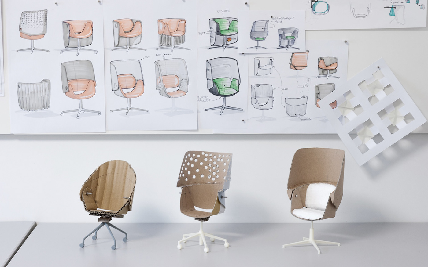 chair，product design，to work in an office，Appearance design，originality，