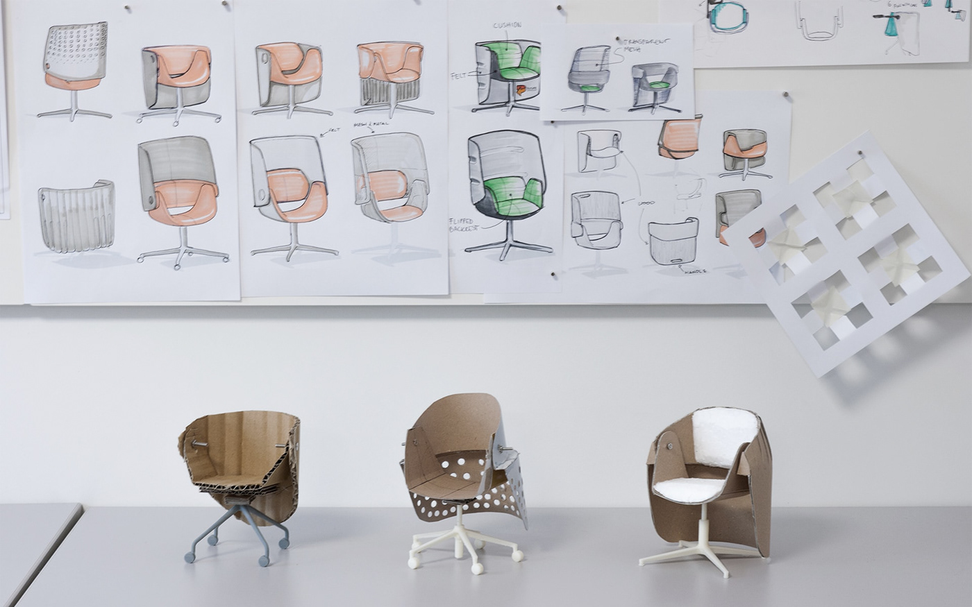chair，product design，to work in an office，Appearance design，originality，