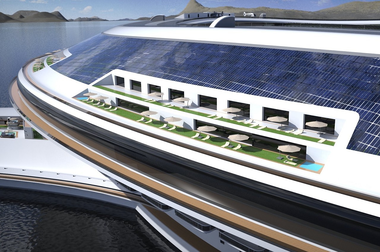 terayacht，Pangeos，luxurious，park，Turtle，bionics，Cruise，yacht，