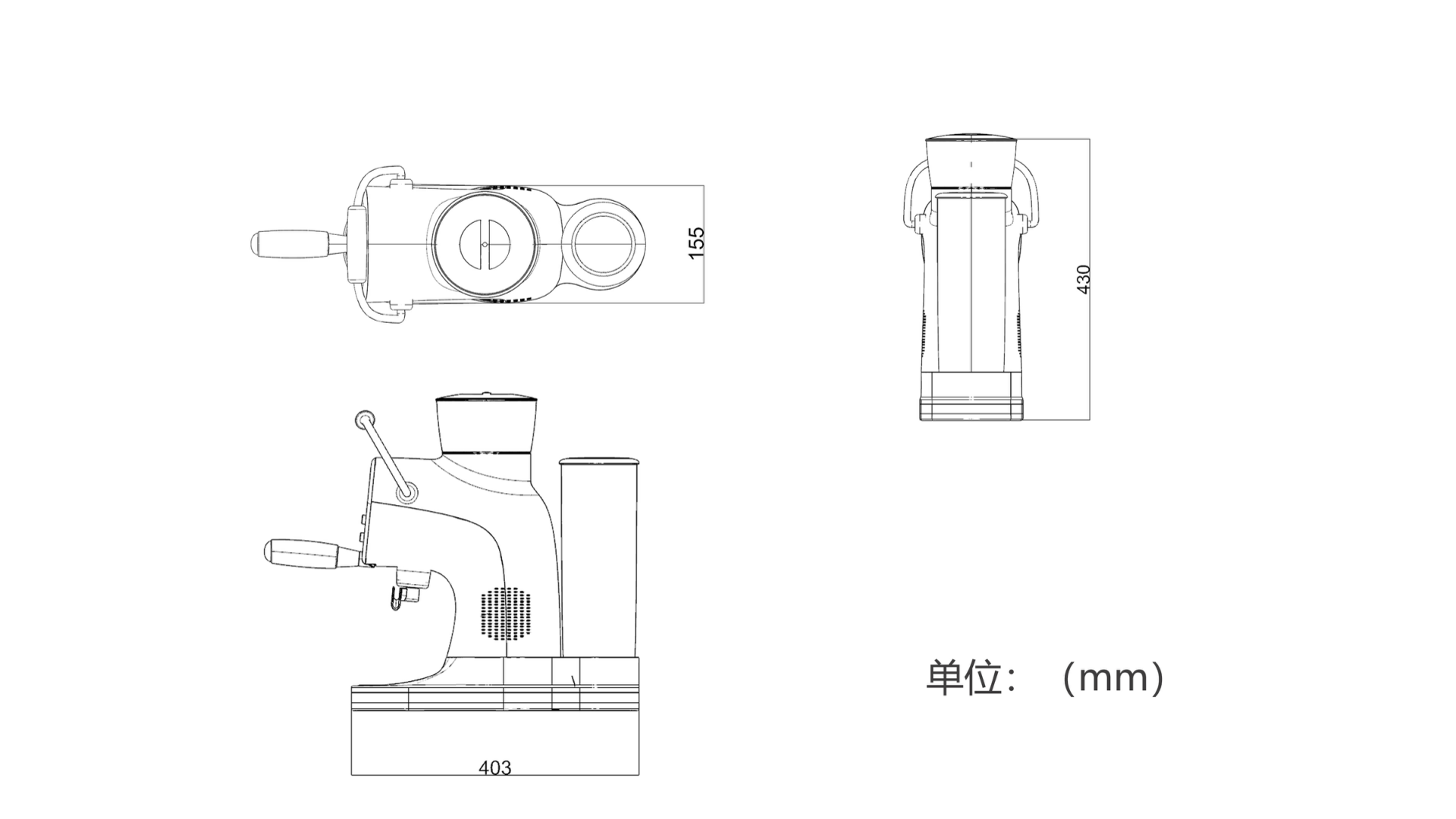 Coffee machine，Manual，Press，semi-automatic，