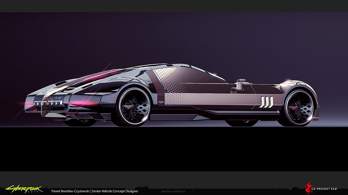 CYBERPUNK，2077，Rayfield，AERONDNIGHT，Automobile design，conceptual design，