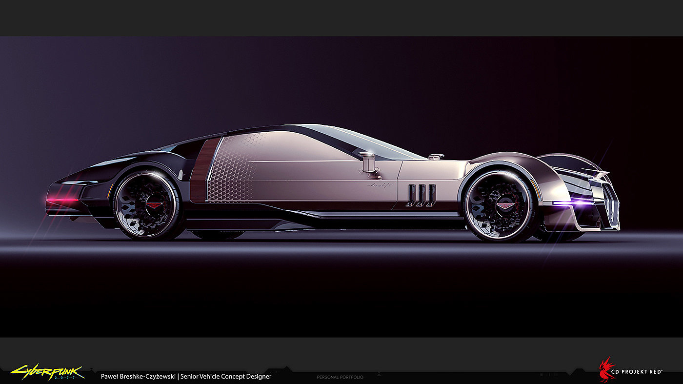 CYBERPUNK，2077，Rayfield，AERONDNIGHT，Automobile design，conceptual design，