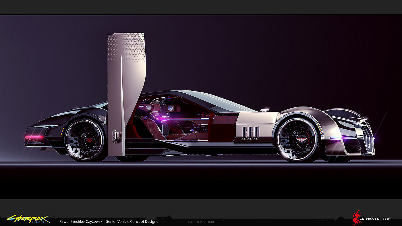 CYBERPUNK，2077，Rayfield，AERONDNIGHT，汽车设计，概念设计，