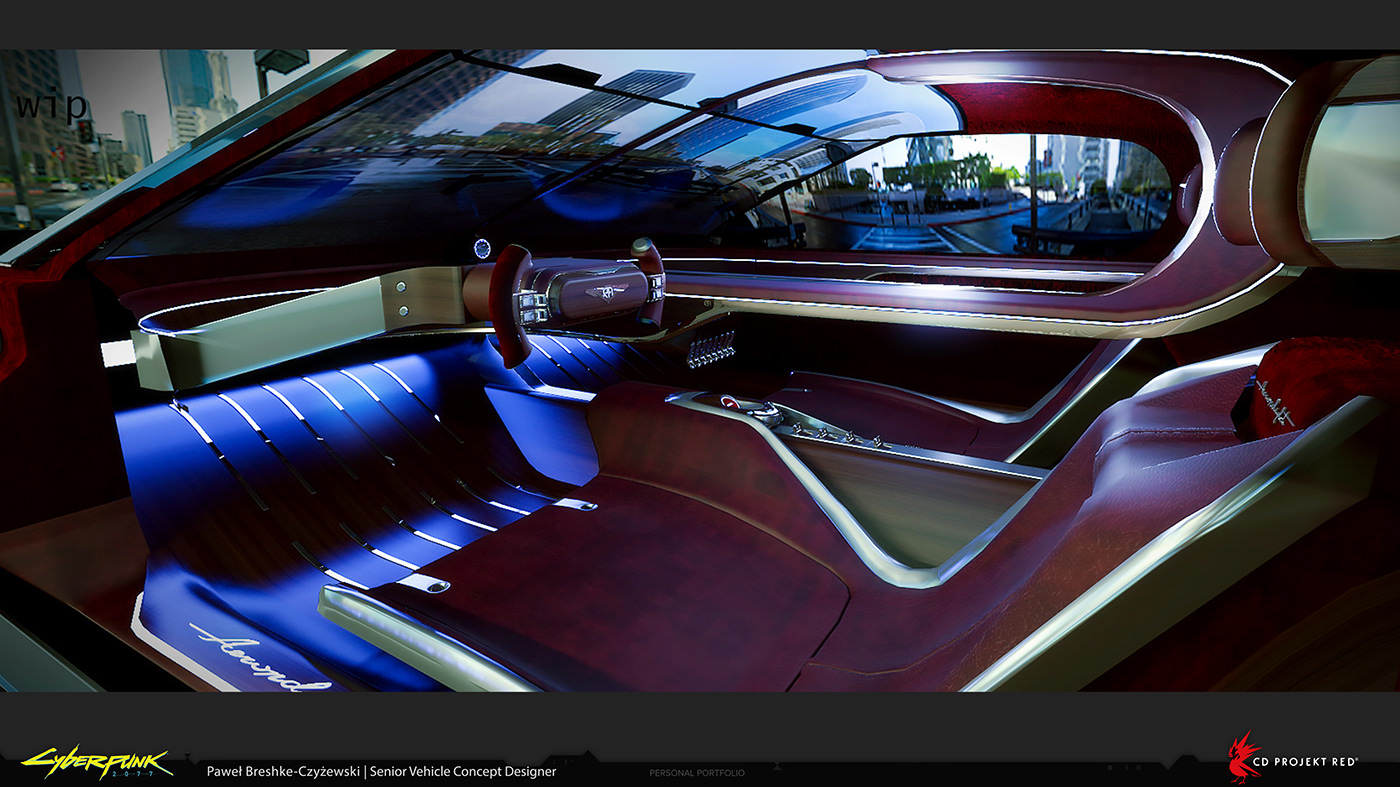 CYBERPUNK，2077，Rayfield，AERONDNIGHT，Automobile design，conceptual design，