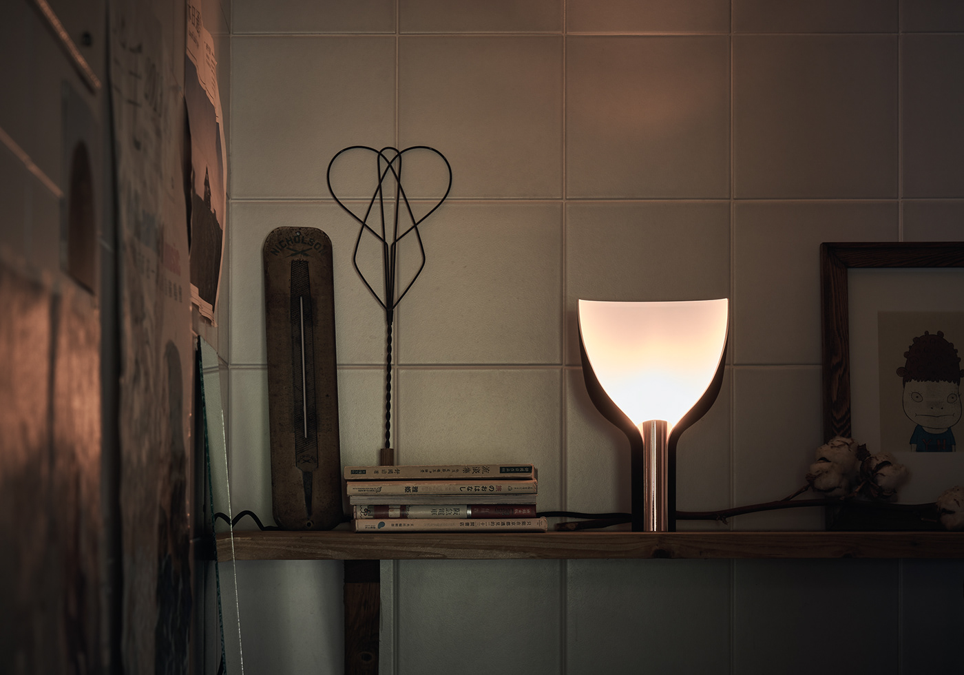 Desk lamp，product design，originality，Appearance design，exquisite，