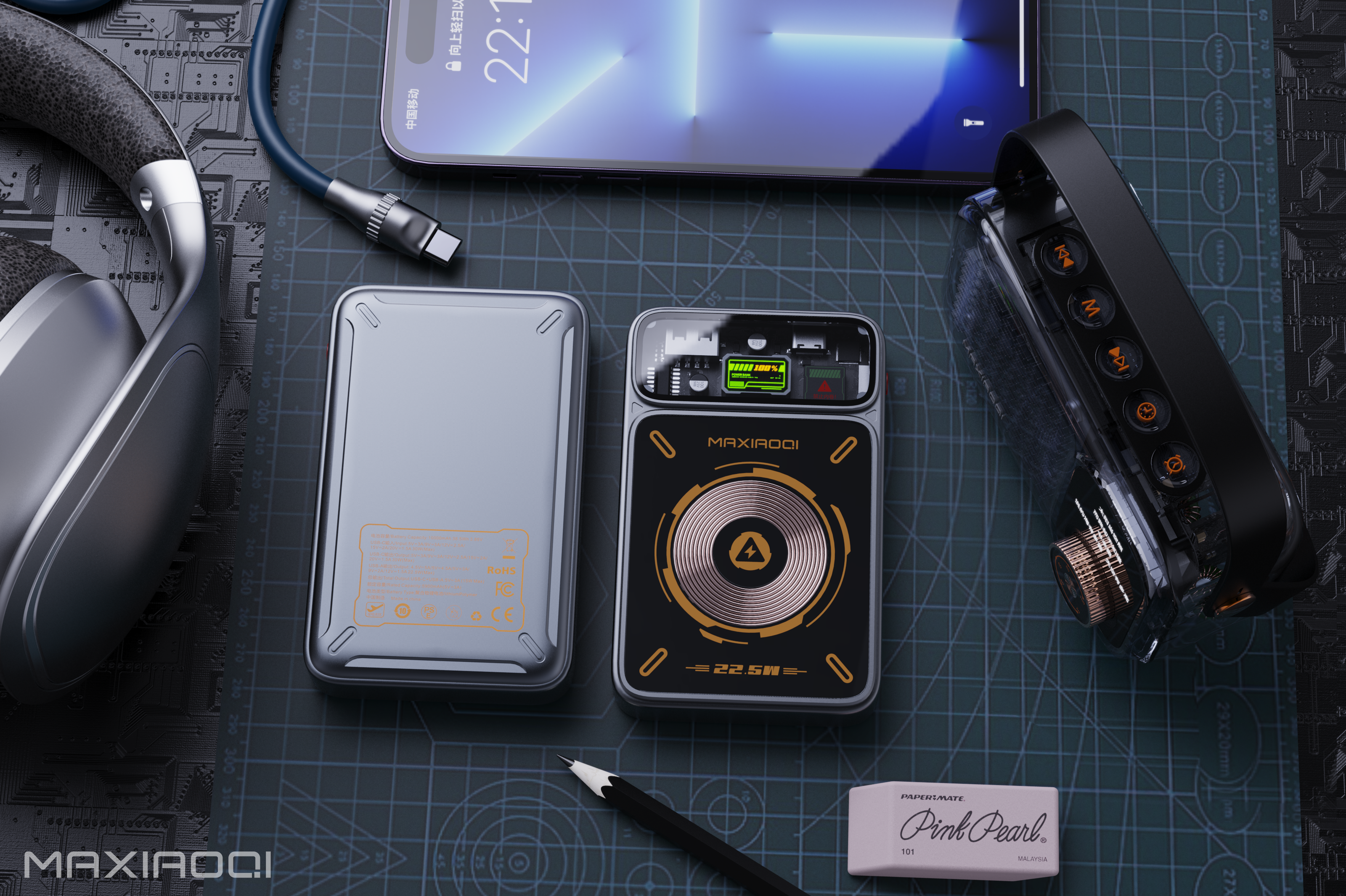 Magnetic attraction，transparent，Punk，