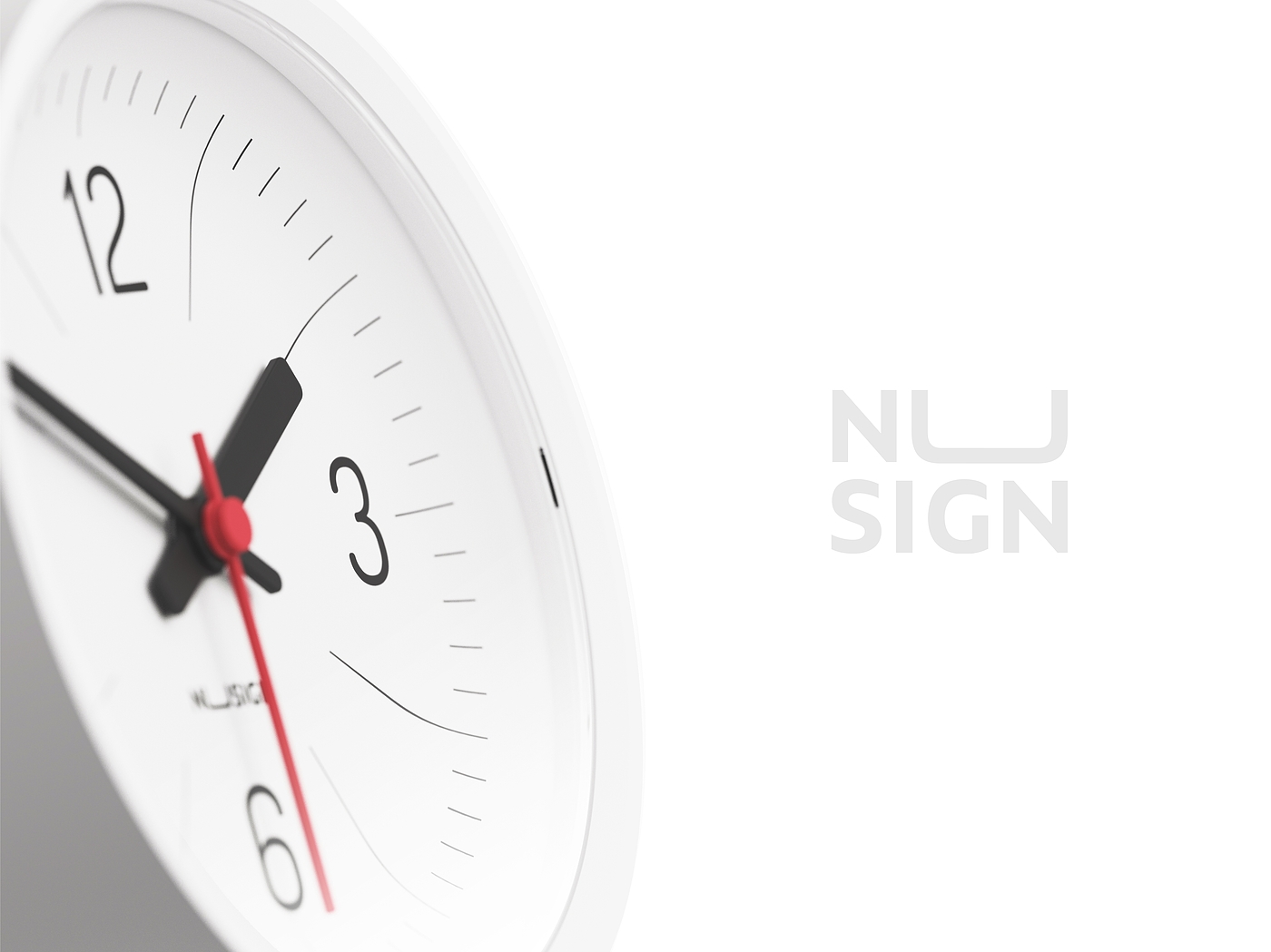 Newsay，alarm clock，Pointer，modern，Simplicity，
