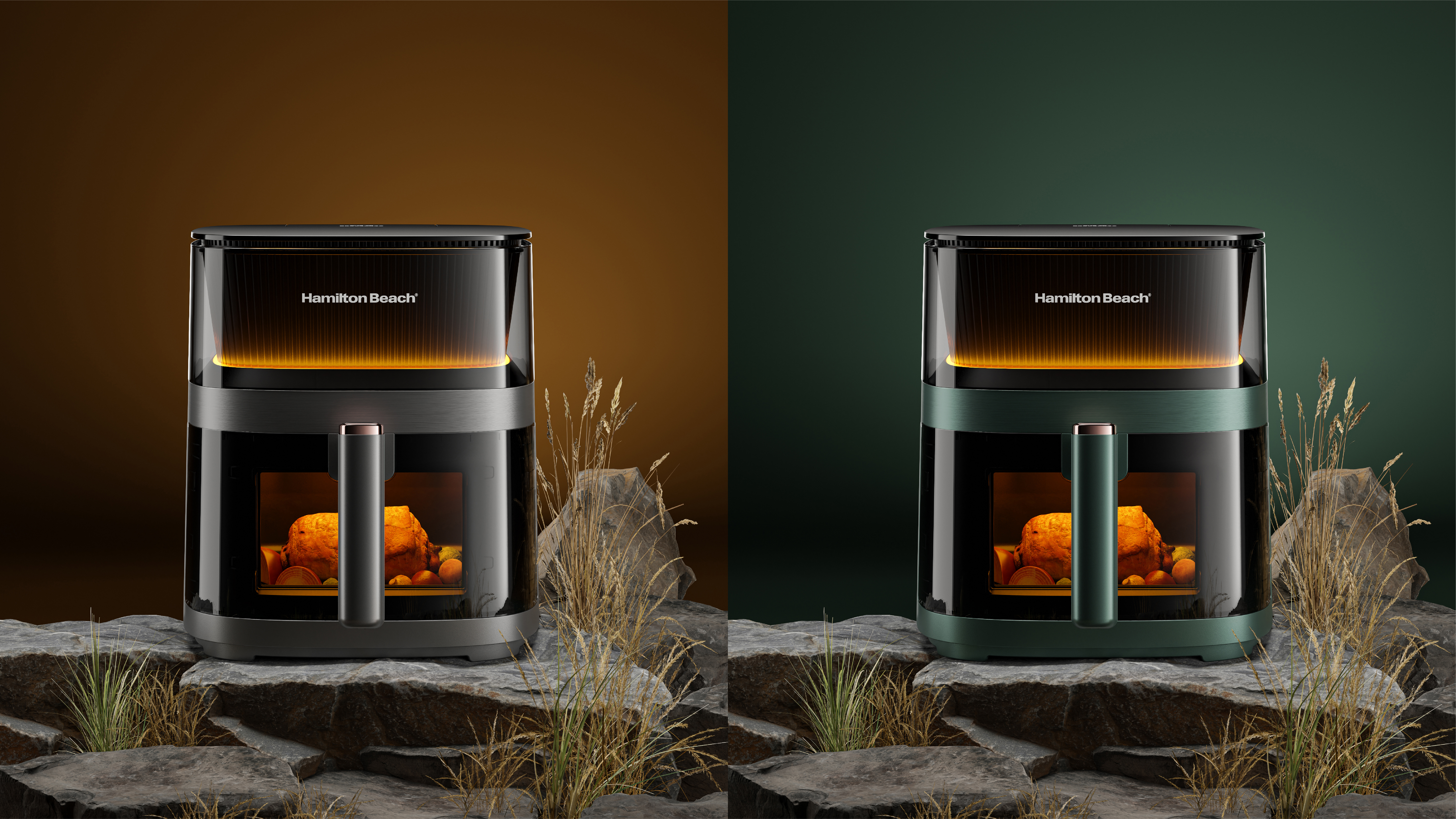 Air fryer，industrial design，product design，Product planning，Visual strategy，Scene rendering，Kitchen appliances，