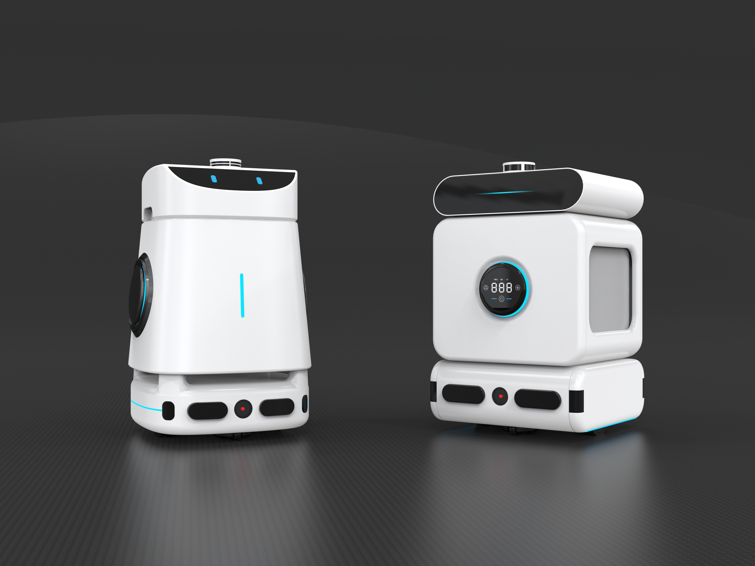 robot，air cleaner，household electrical appliances，Appearance design，