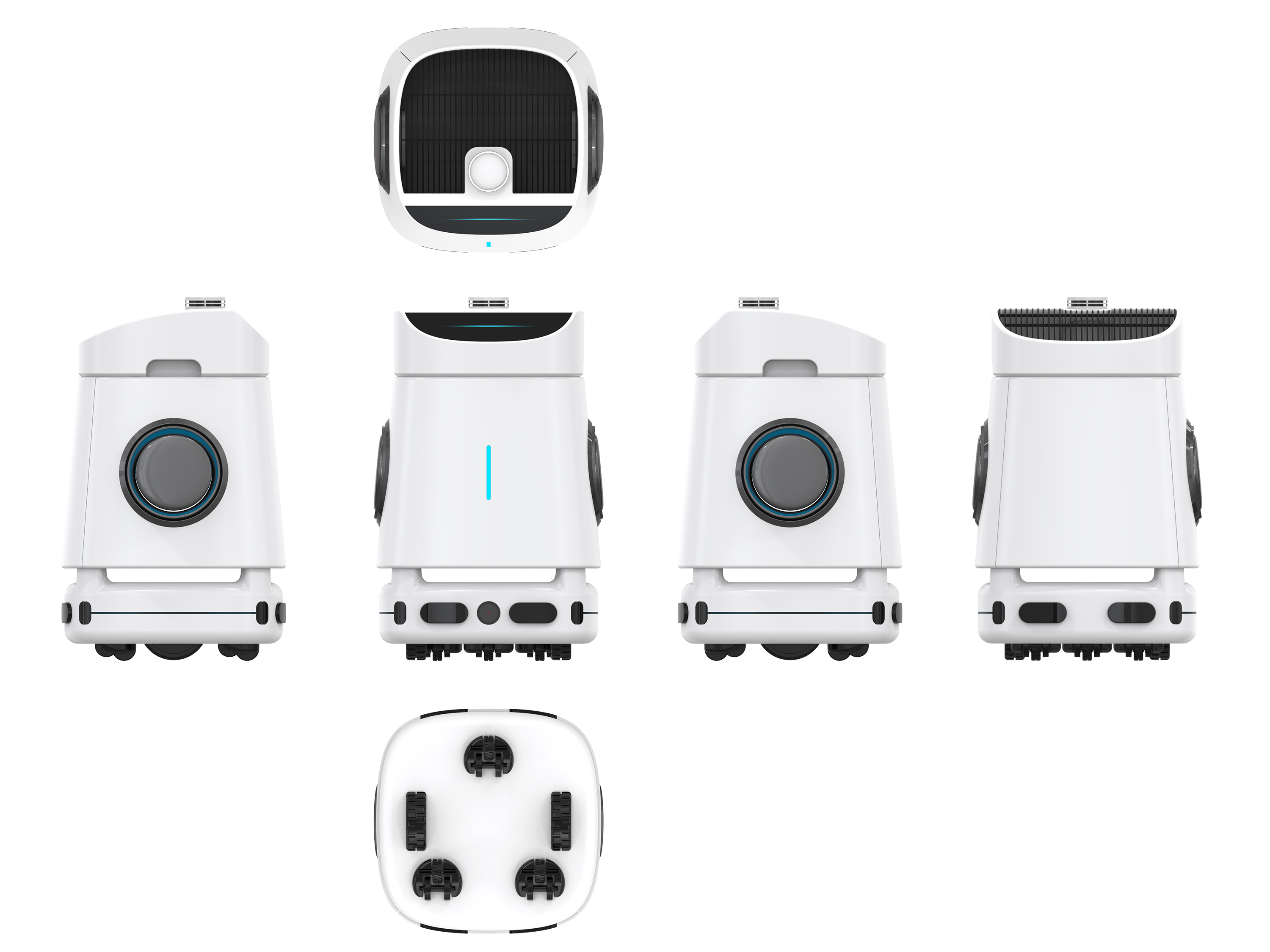 robot，air cleaner，household electrical appliances，Appearance design，