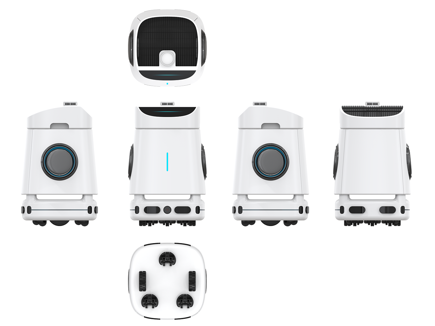 robot，air cleaner，household electrical appliances，Appearance design，