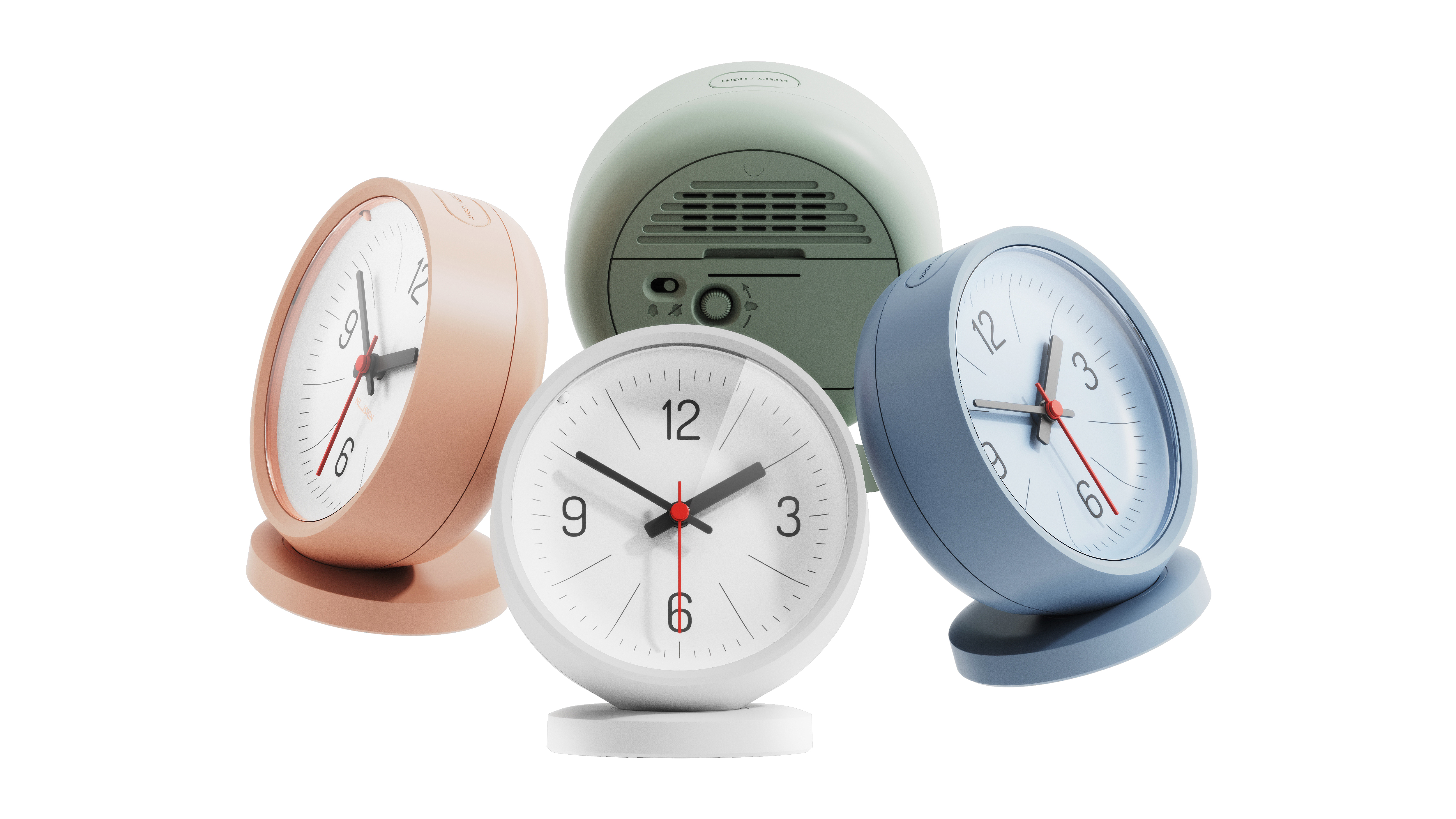 Newsay，alarm clock，Pointer，modern，Simplicity，