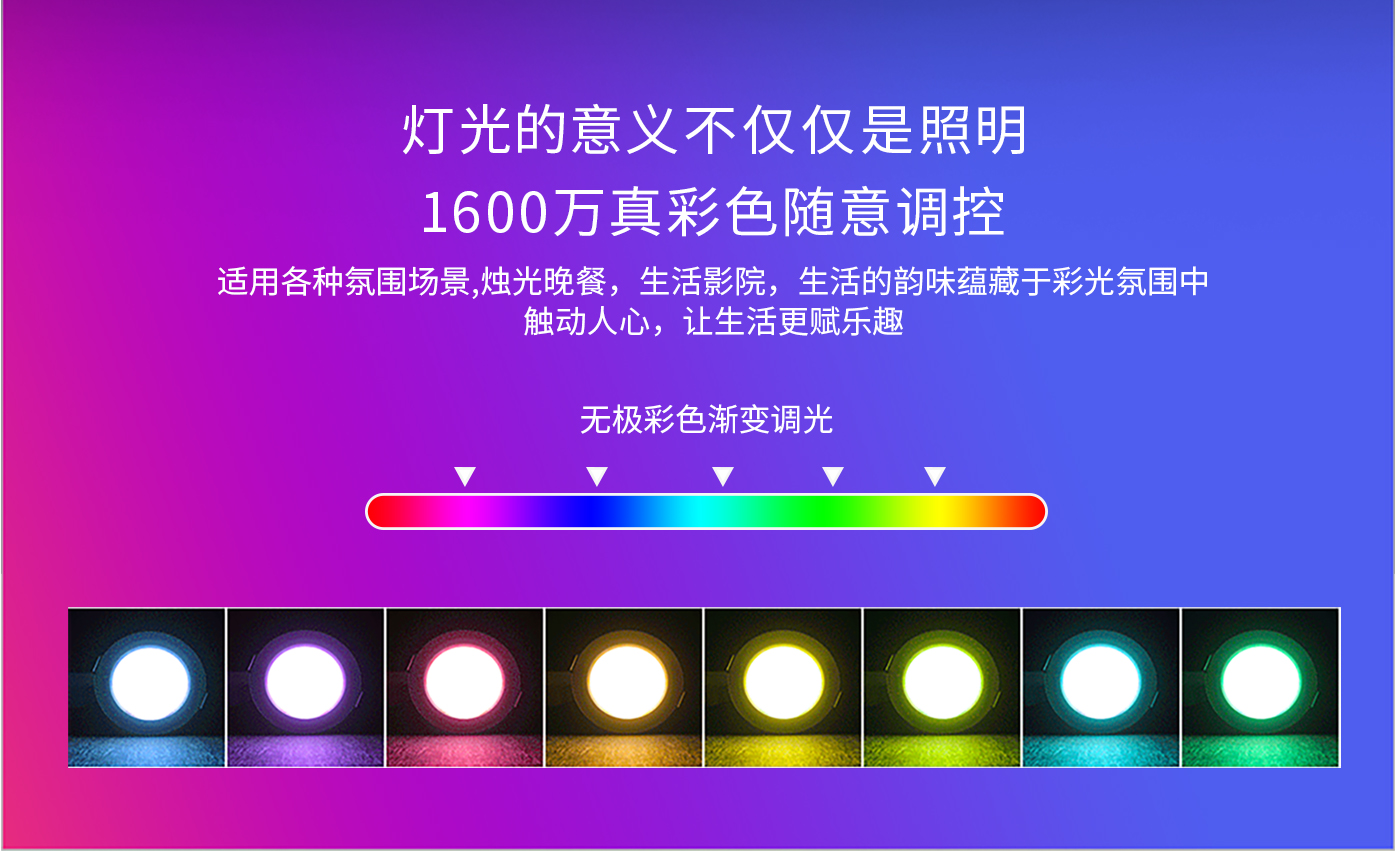 Intelligent downlight，Intelligent lighting，Intelligent Home Decoration，