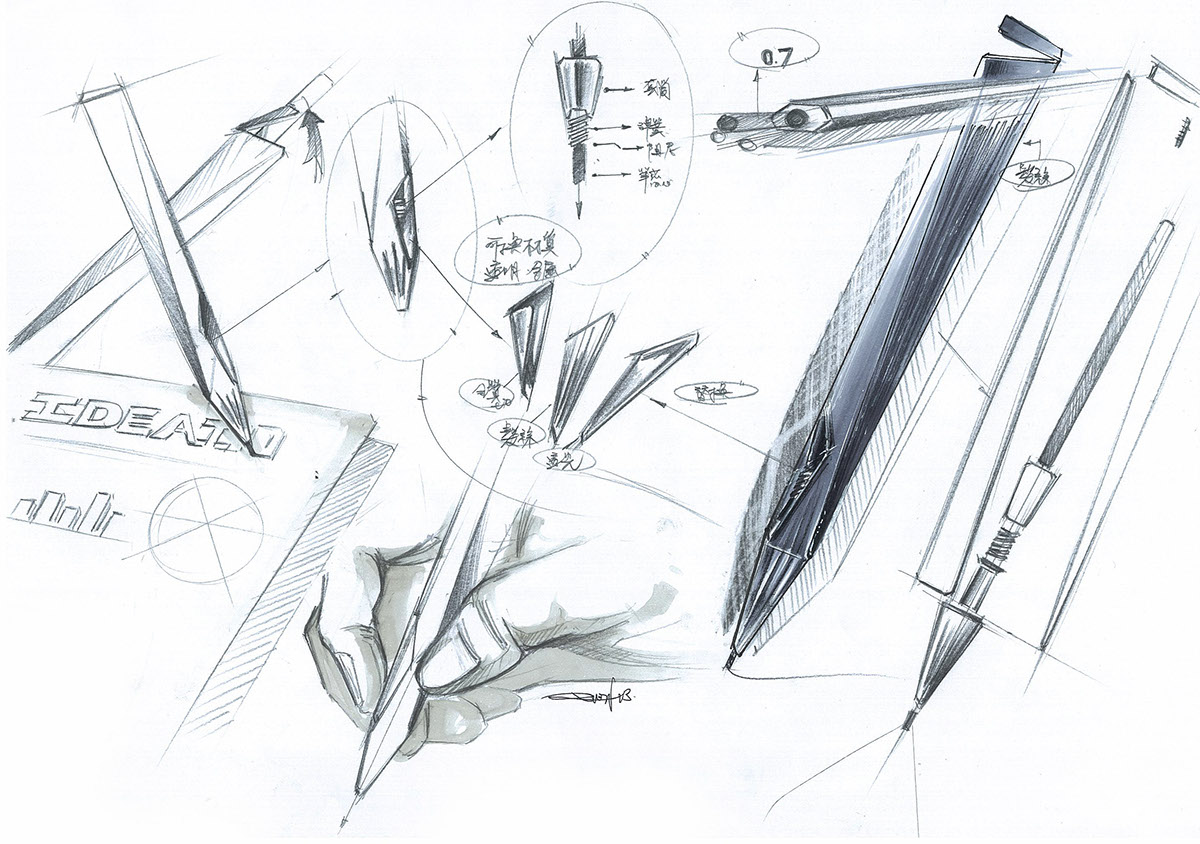 Hand drawn，practice，product，