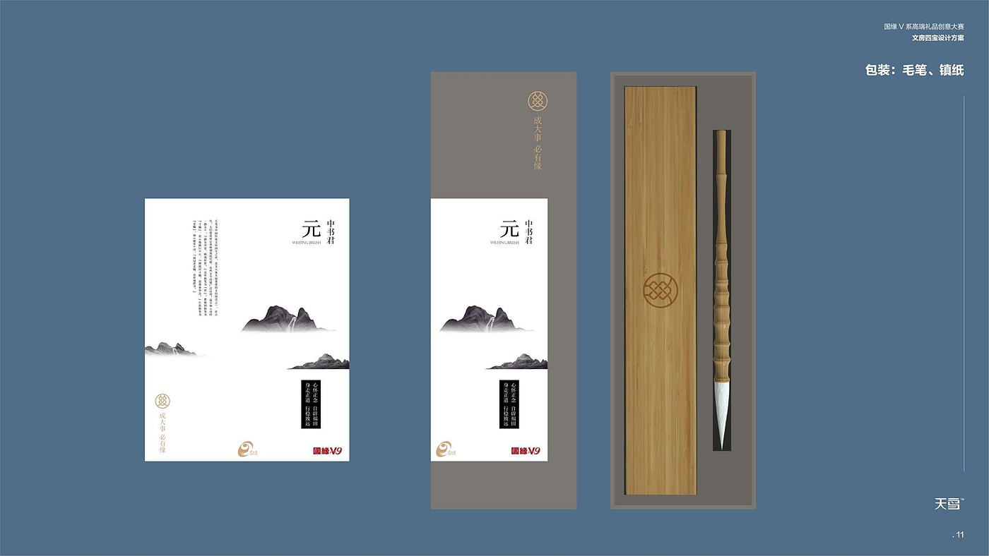 The four stationery treasures of the Chinese study，