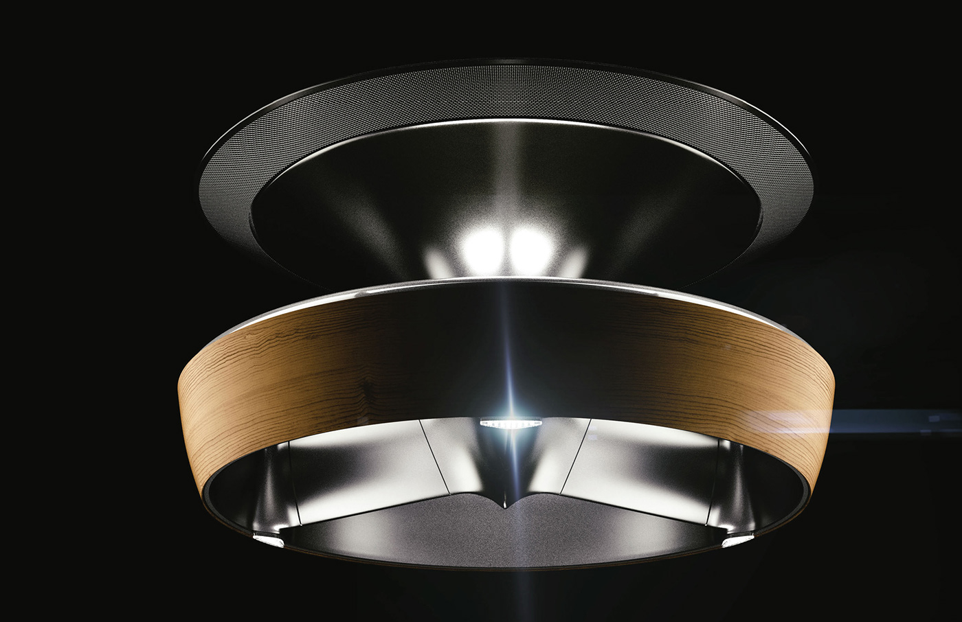 ceiling fan，Leafless，product design，Appearance design，exquisite，