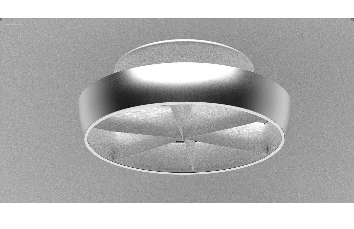 ceiling fan，Leafless，product design，Appearance design，exquisite，