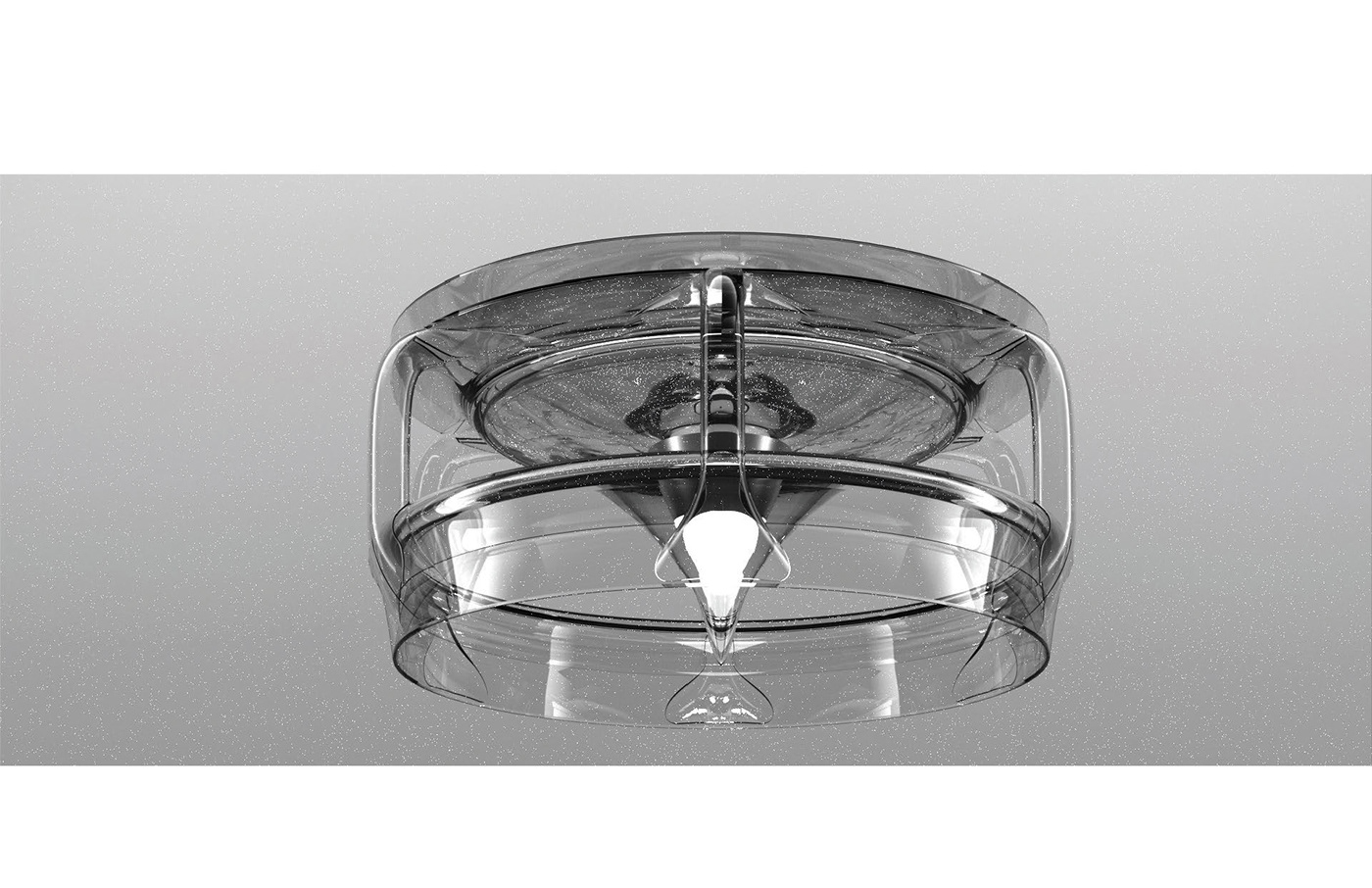 ceiling fan，Leafless，product design，Appearance design，exquisite，