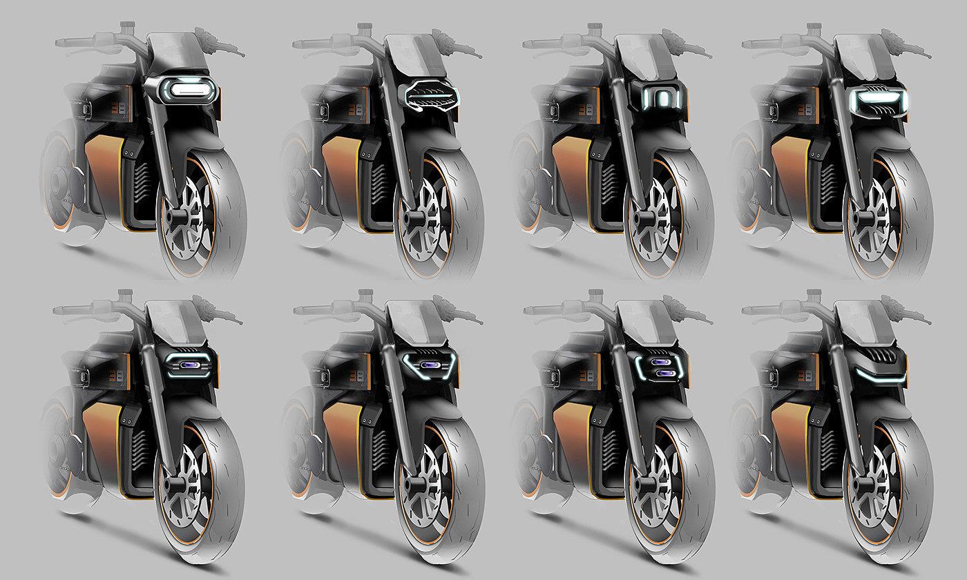 motorcycle，product design，Appearance design，Cool，