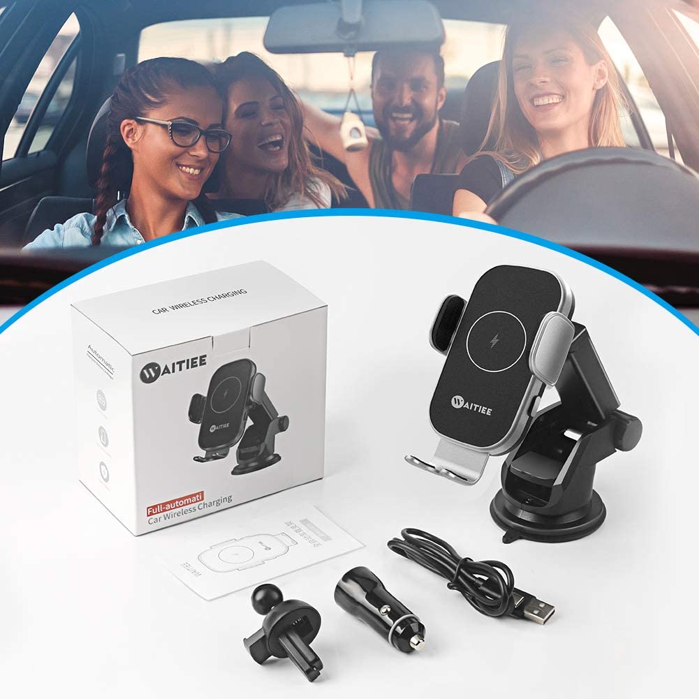 Wireless charging car bracket，