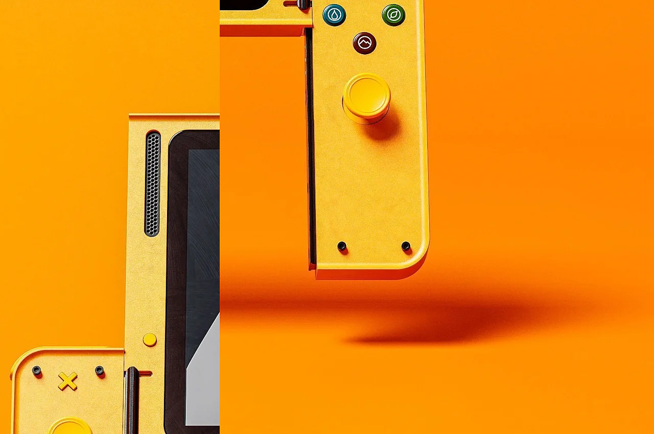 Game handle，product design，Appearance design，Nintendo，